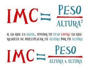 Como sacar el IMC, fórmula Como sacar el IMC, fórmula